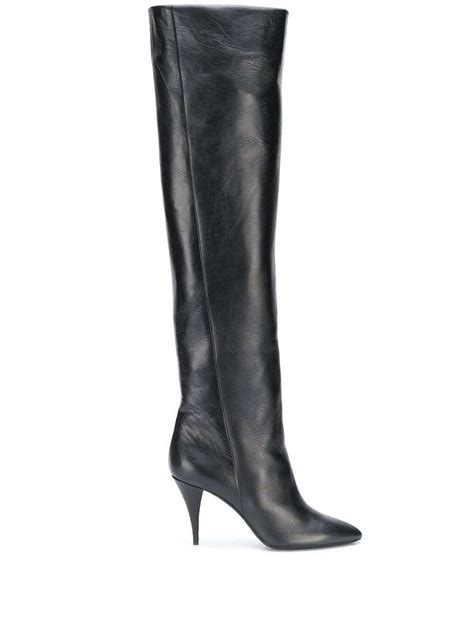 bottes femme yves saint laurent|farfetch Saint Laurent boots.